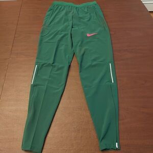 Nike 2023 Pro Elite Team Lightweight Pants Green Pink DX9067-341 Women's Size XS